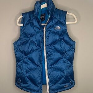 The North Face 550 Vibrant Blue Quilted Vest